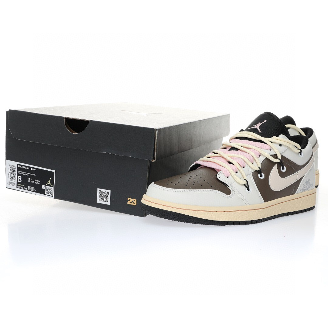 Alternative view of Air Jordan 1 Low Sneaker 553558-062_CM_1