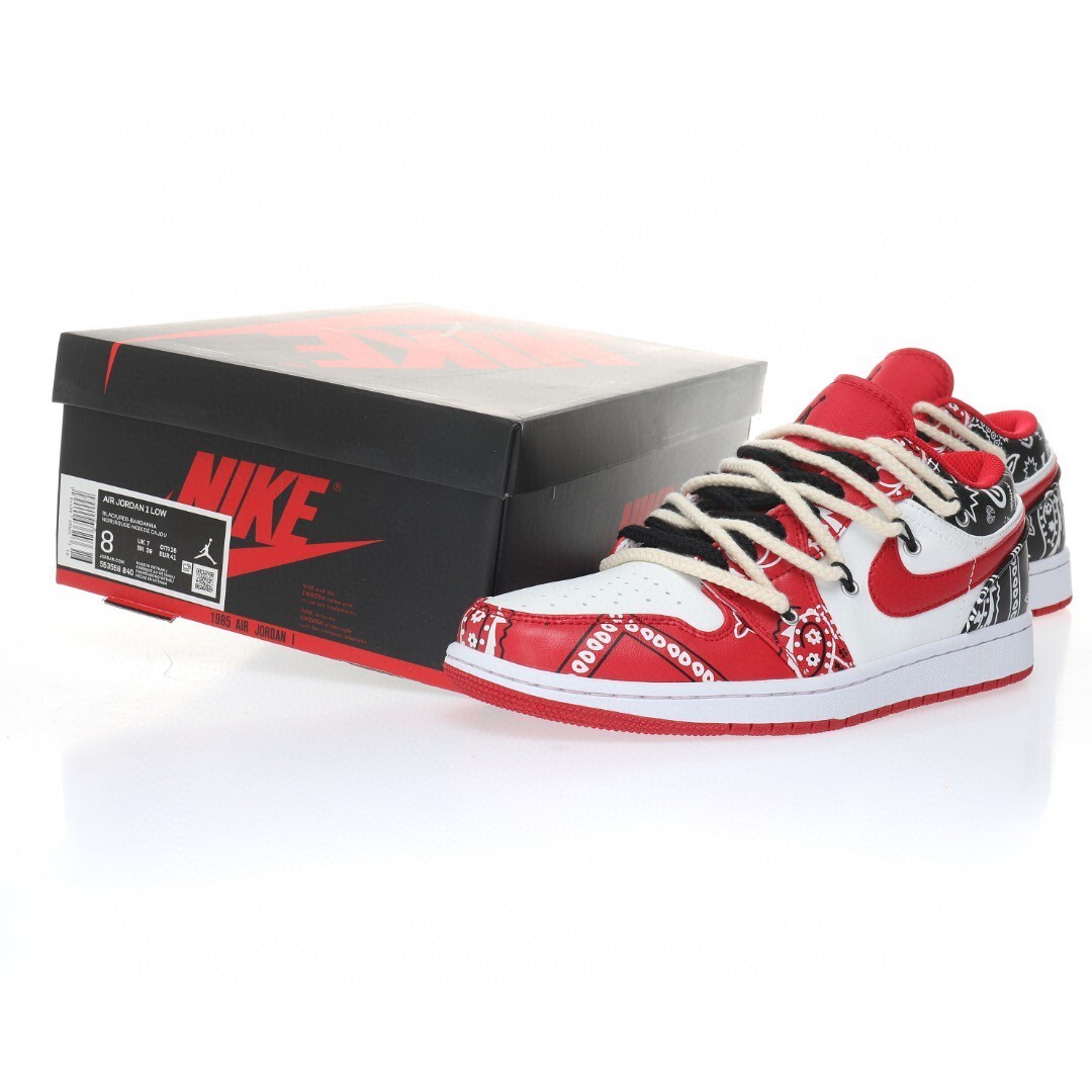 Alternative view of Air Jordan 1 Low Sneaker 553558-840