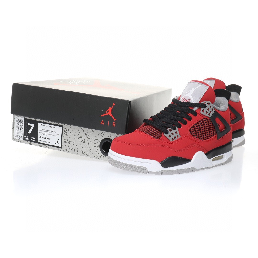 Alternative view of Air Jordan 4 Sneaker 308497-603