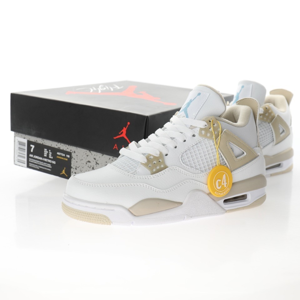 Alternative view of Air Jordan 4 Sneaker 487724-118