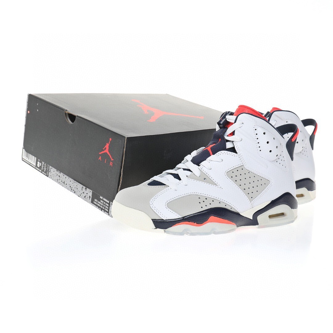 Alternative view of Air Jordan 6 Sneaker 384664-104
