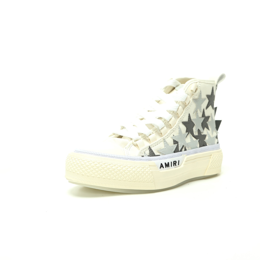 Amiri Stars Court High-Top Sneakers PS24MF015-030 - Image 2