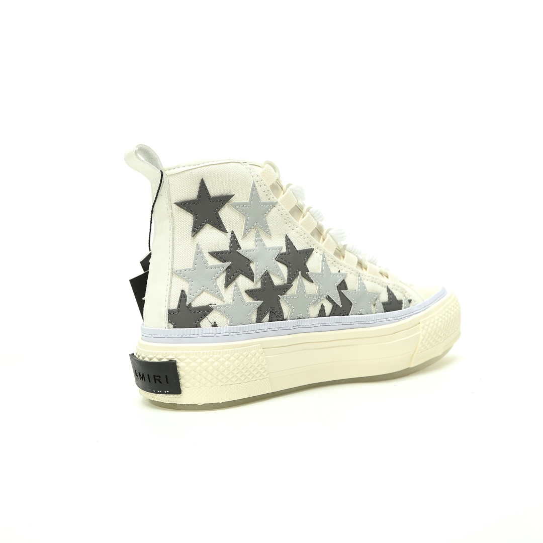Amiri Stars Court High-Top Sneakers PS24MF015-030 - Image 3