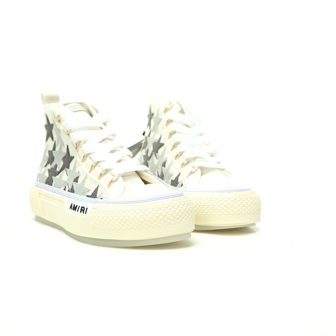 Amiri Stars Court High-Top Sneakers PS24MF015-030 - Image 6