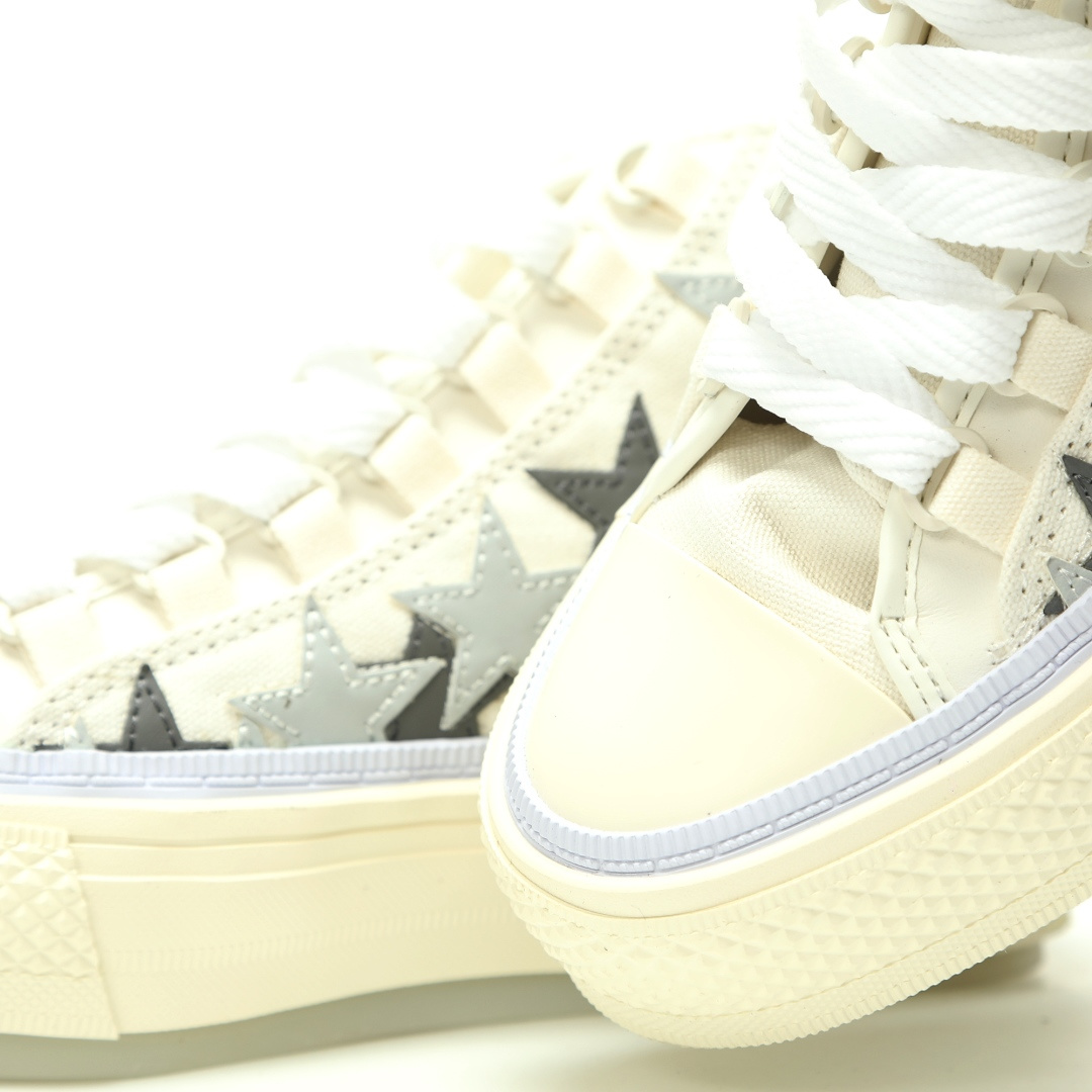 Amiri Stars Court High-Top Sneakers PS24MF015-030 - Image 8
