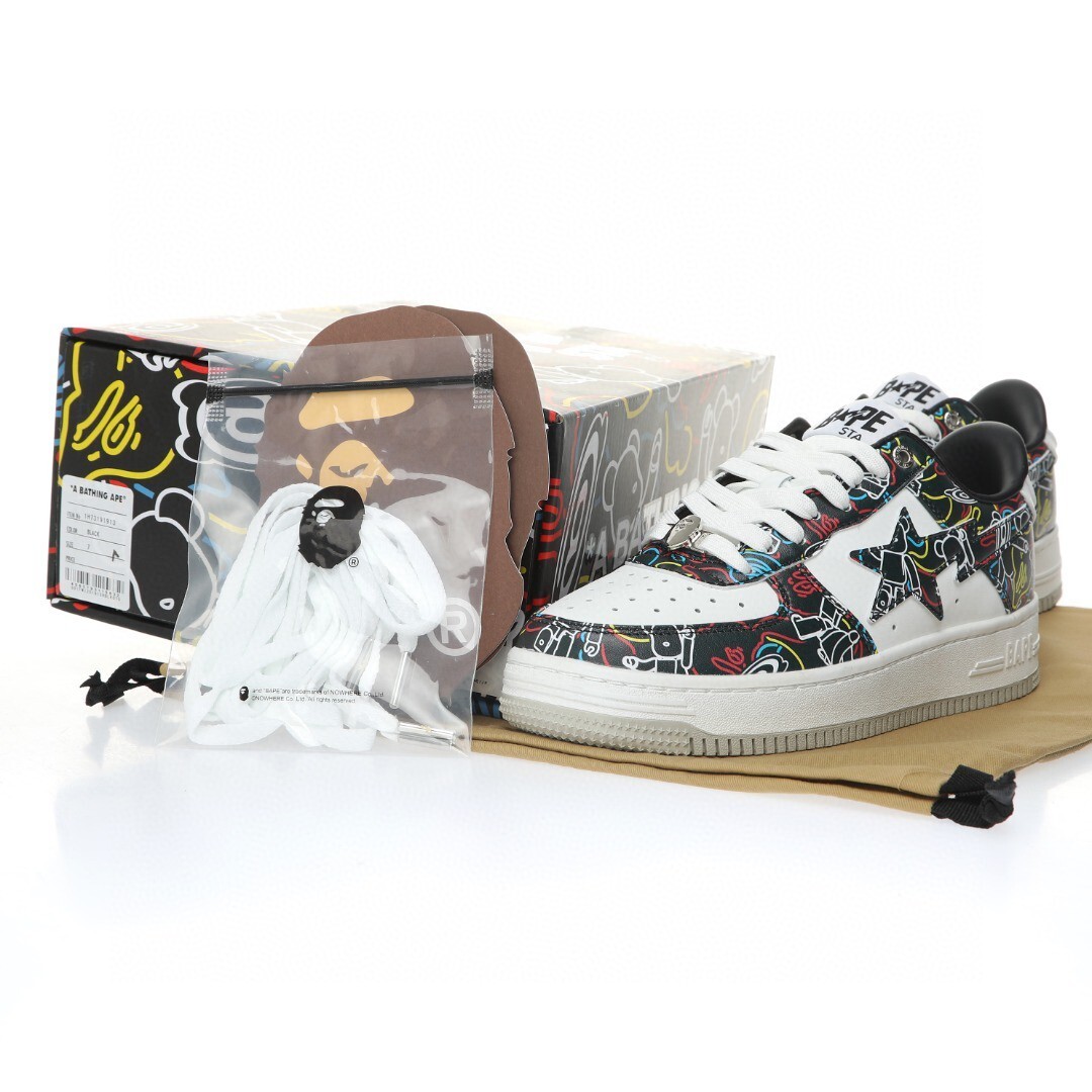 Alternative view of Bape Sneaker 1H73191913-BLK