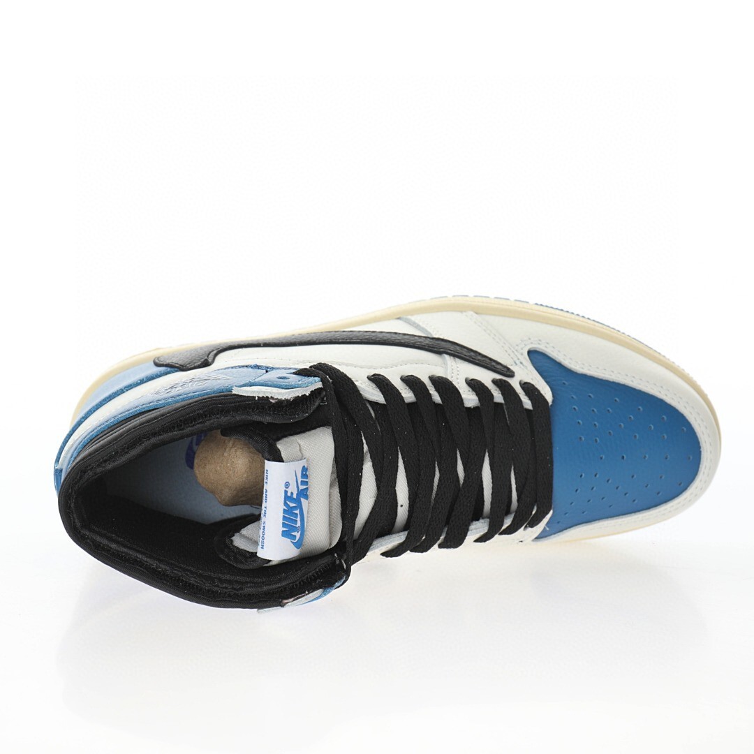 Fragment Design x Travis Scott x Air Jordan 1 High Sneaker DH3227-105 - Image 7