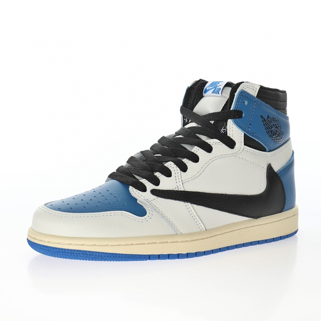 Fragment Design x Travis Scott x Air Jordan 1 High Sneaker DH3227-105 - Image 9