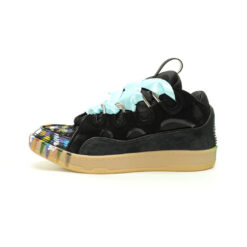 LANVIN Curb Leather Low-Top Sneakers FM-SKRK11-DRGD-P2210S1
