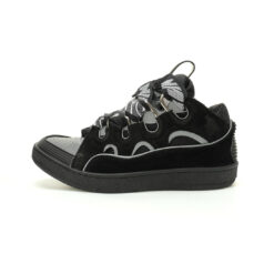 LANVIN Curb Leather Low-Top Sneakers FM-SKRK11-REFL-P2210