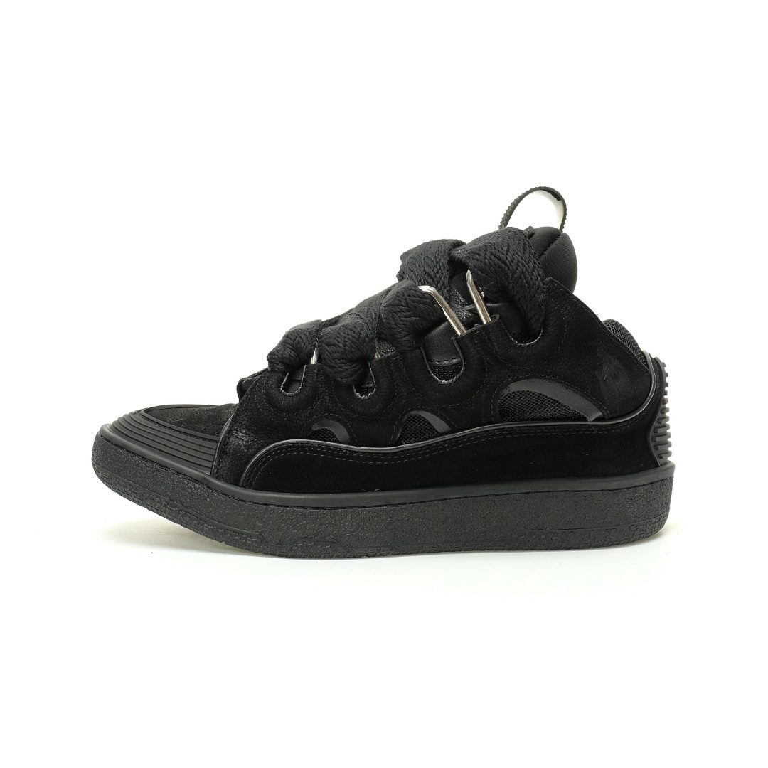 LANVIN Curb Leather Low-Top Sneakers FMSKRK11GRIPA23