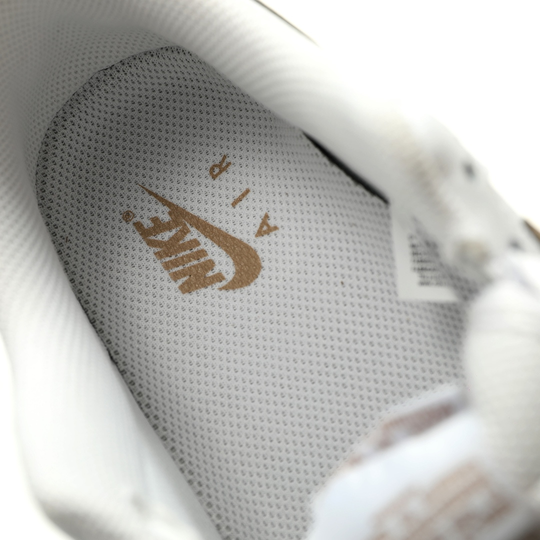 Nike Air Force 1 07 Low White Tan Sneakers FJ4146-120 - Image 8